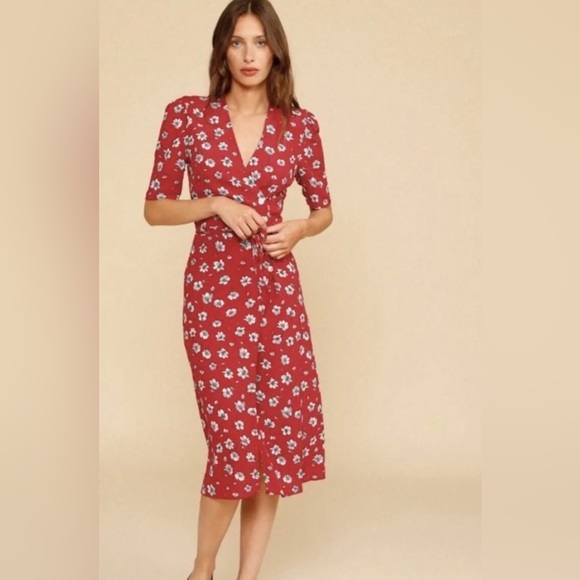 Rouje Dresses & Skirts - Route Gabin dress in jonquille rouge size 34 Fr James Bond dress